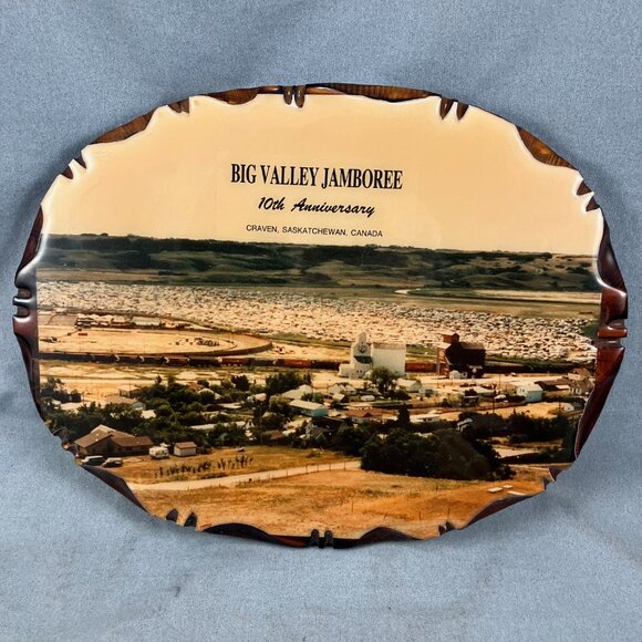 Plaque Big Valley Jamboree Craven Sask 1993 Country Thunder - Picture 1 of 3